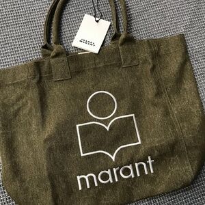 🆕ISABEL MARANT Yenky TOTE Green